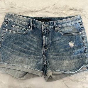 Denim shorts